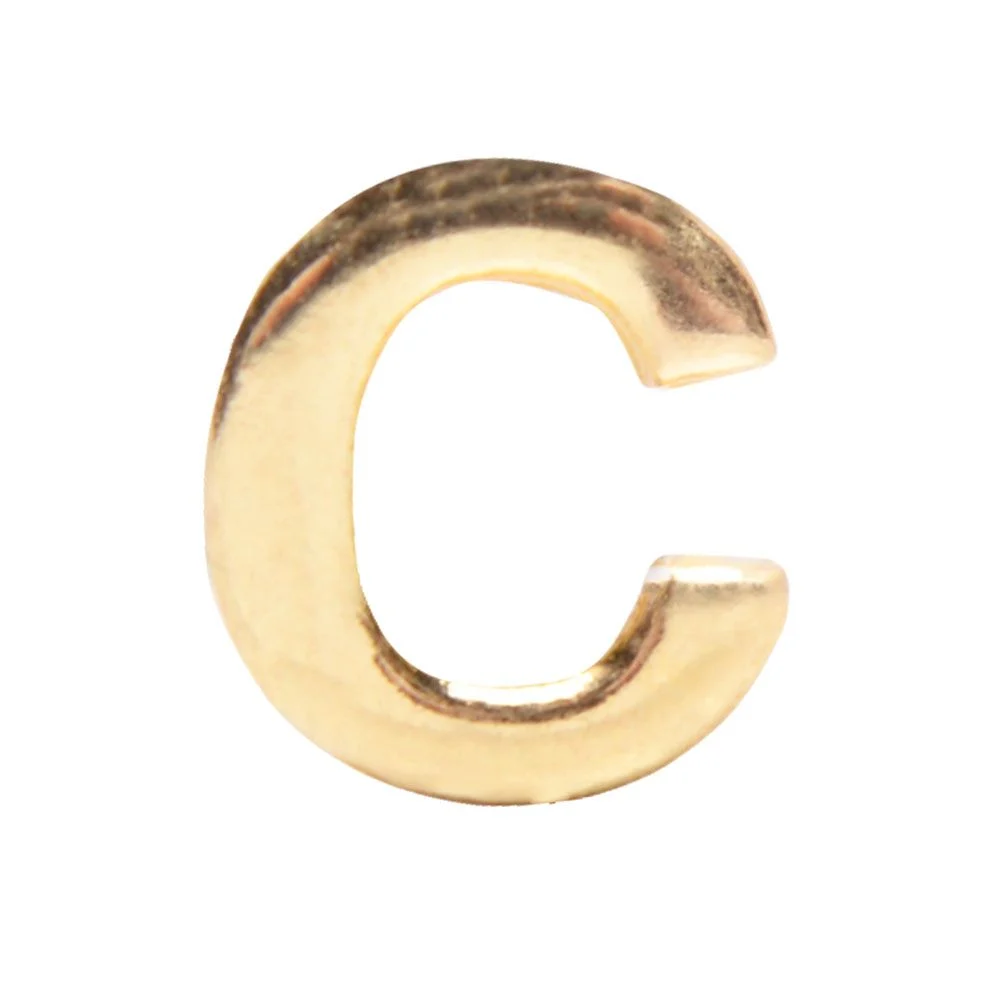 Letra Metal para Calcinha Personalizável (C)