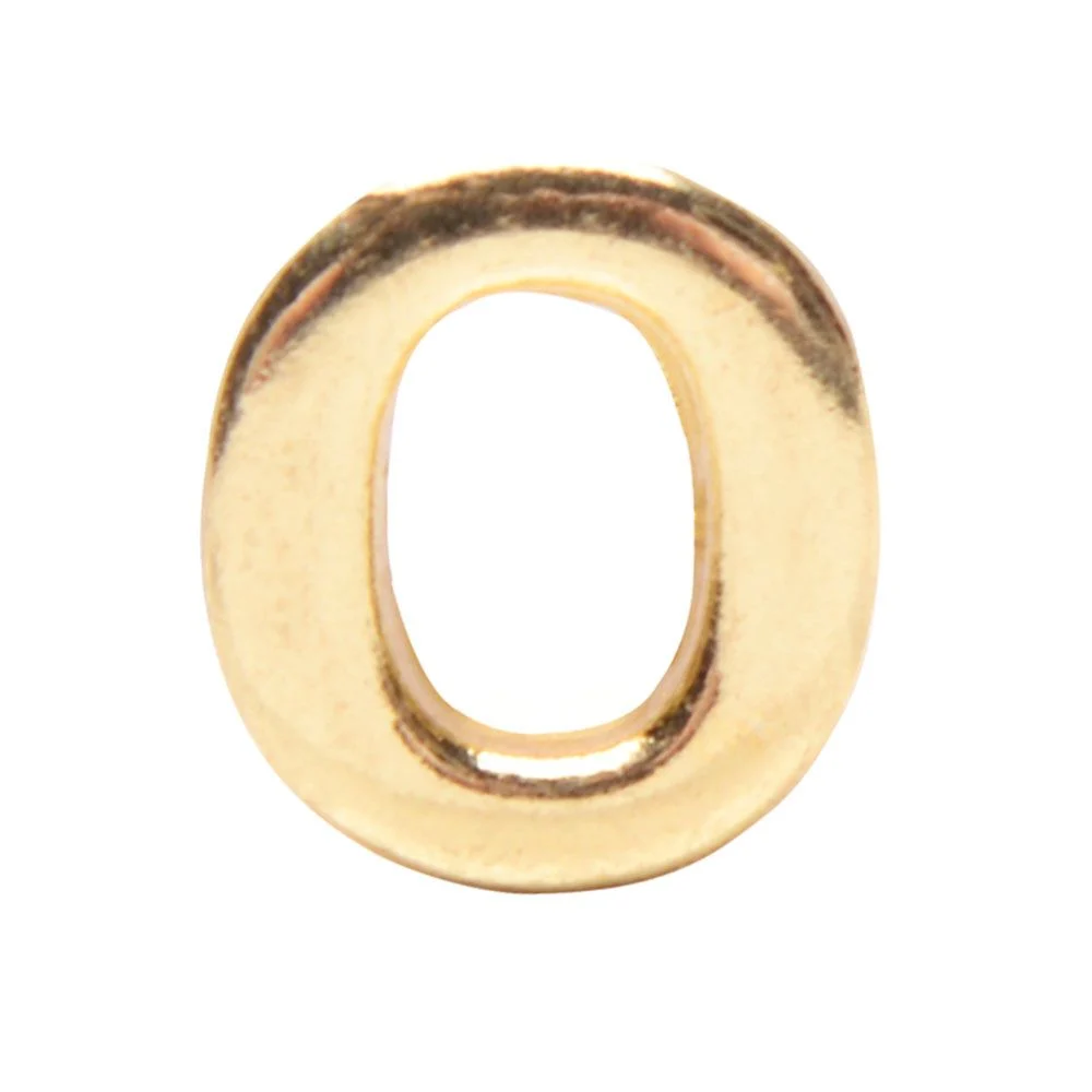 O - Letra Metal para Calcinha Personalizável (O)