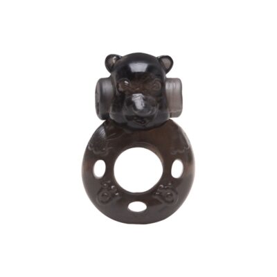 ANEL PENIANO COM VIBRO URSINHO (ss004) preto