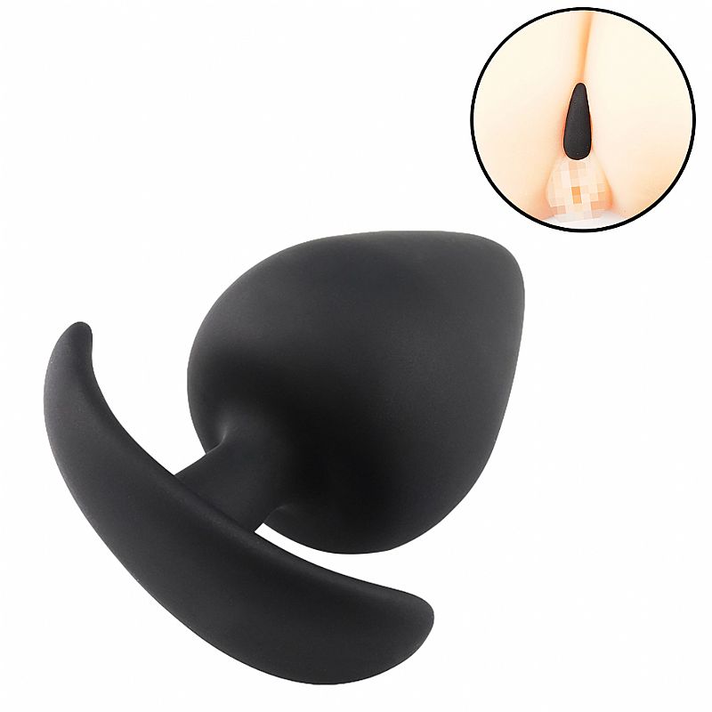 Plug Anal Maciço 6,7 X 3Cm - M (8623)  preto