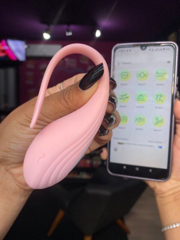 Juntos Vibrador de casal por aplicativo de celular 9 intensidades (2029) recarregável